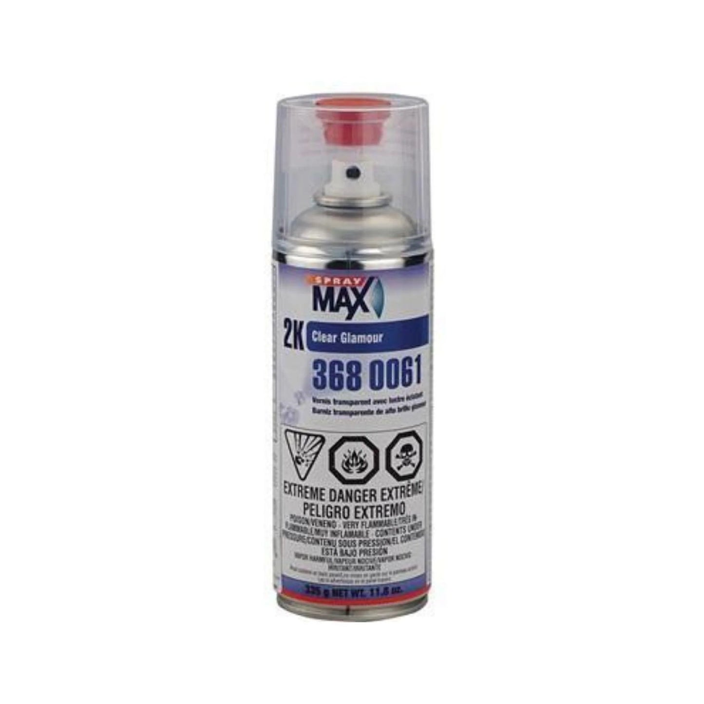 SprayMax 2K Glamour High Gloss Aerosol Clear