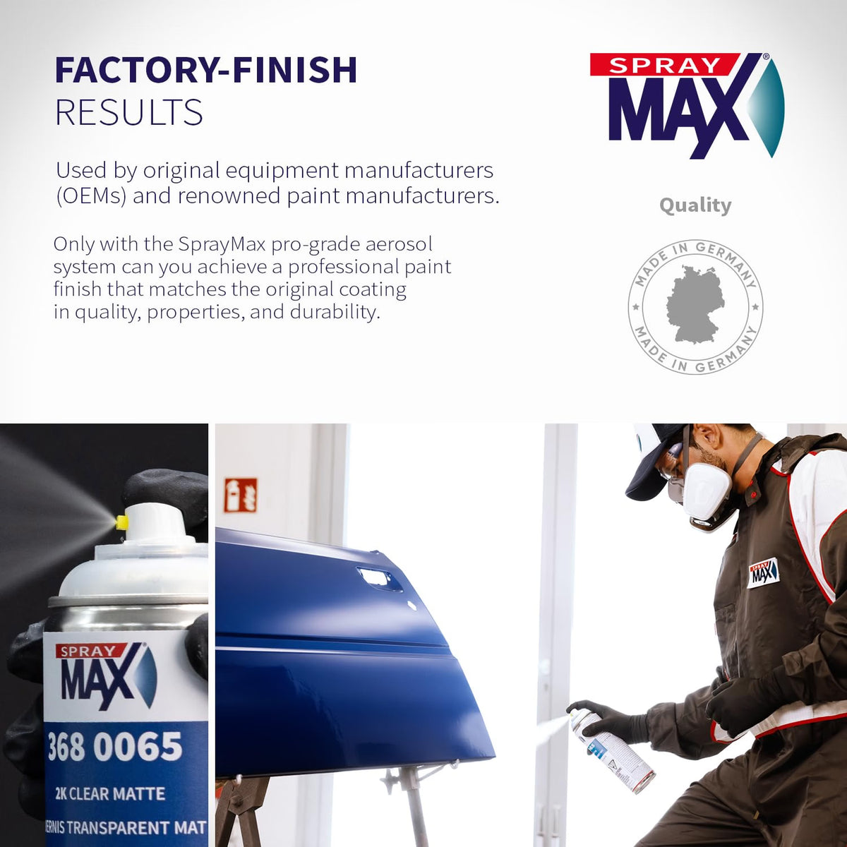 SprayMax 2K Matte Aerosol Clear Coat