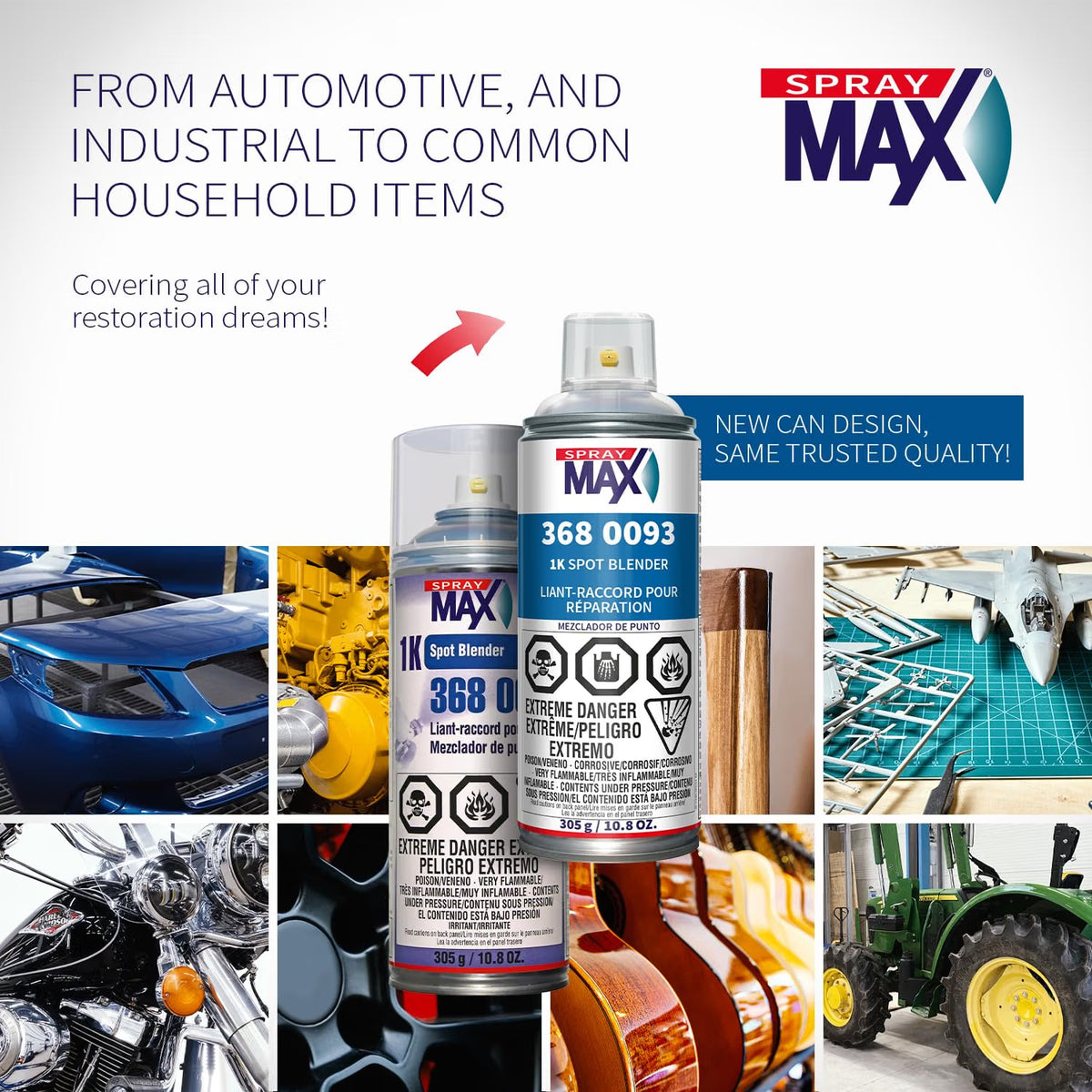 SprayMax 1K Spot Blender Aerosol for 2K Clear Coat Blending