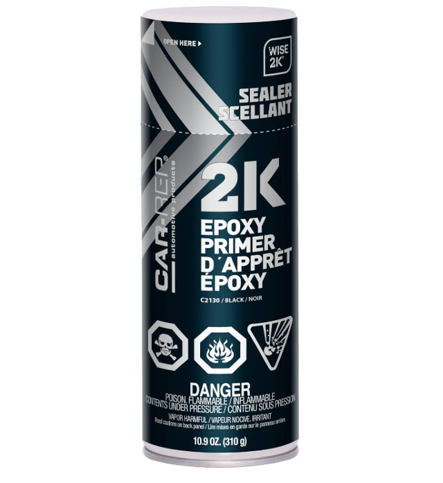 Car-Rep 2K Epoxy Primer Aerosol – Black, 400ml
