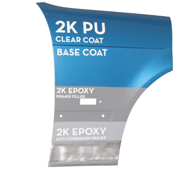 Car-Rep 2K Epoxy Primer Aerosol – Black, 400ml