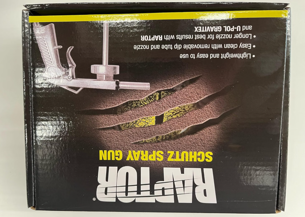 U-POL Raptor Spray-On Truck Bed Liner Kit  – 1 Gallon (3.785L)
