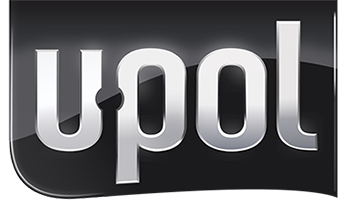 Upool logo on a black background